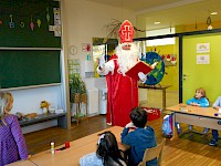 Der Nikolaus und der Krampus waren zu Besuch in der VSKL