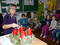 Besuch vom KIGA-Bergland in der 1b