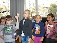 Besuch vom KIGA-Bergland in der 1b
