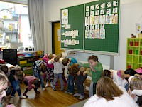 Besuch vom KIGA-Bergland in der 1b