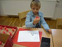Stationenbetrieb in der Vorschulklasse