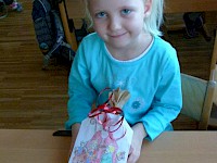 Der Nikolaus besucht die 1B